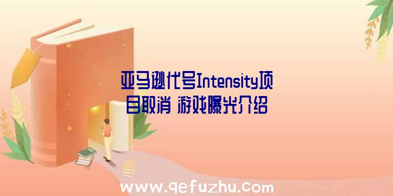 亚马逊代号Intensity项目取消